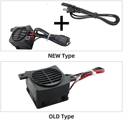 PTCYIDU 110V 400W PTC Fan Heater for Small Spaces