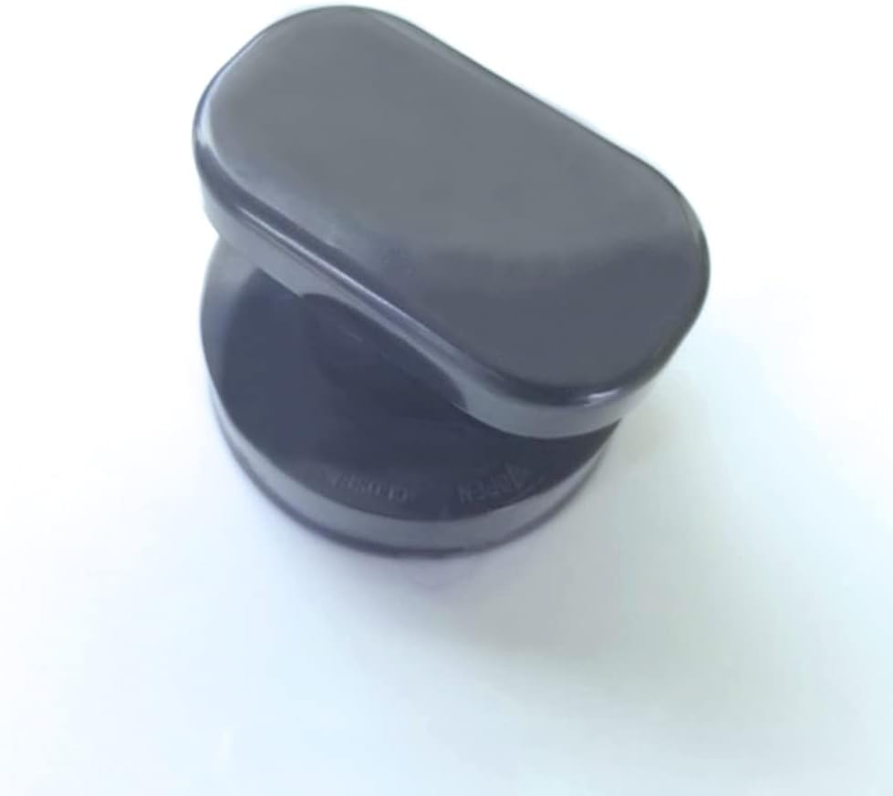 WANLIAN Suction Cup Handle with Vacuum Lock Black Trumpet Design