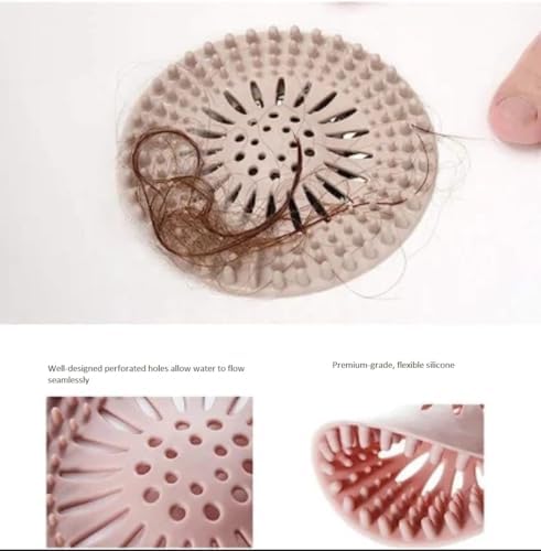 Silicone Hair Catcher 5 Pack 512 x 039 Universal Drain Cover