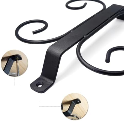 GeLive 9 Inch Under Cabinet Wine Glass Holder Organizer with 4 Hooks