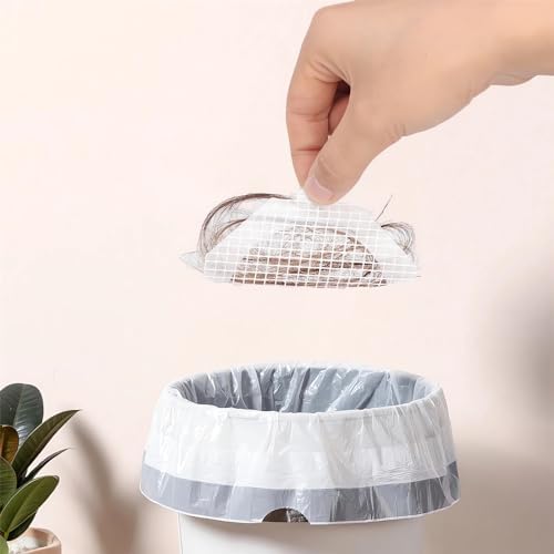 GYLCTOM Shower Drain Hair Catcher - 30PC Disposable Flat Mesh Sticker