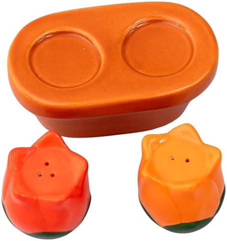 bando Novelty Tulip Salt and Pepper Shakers Set
