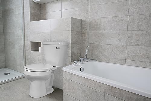 Centoco 3700SC-001 Round Toilet Seat with Safety Close