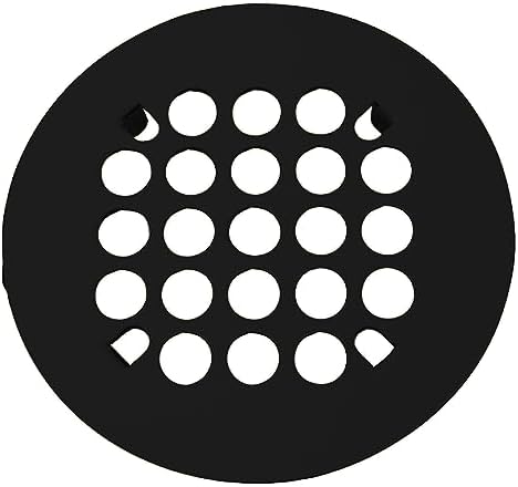 Westbrass Florestone Snap-In Shower Strainer - Matte Black 1