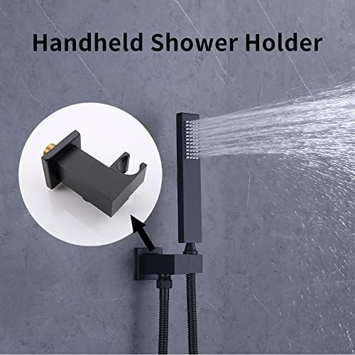 AYIVG Adjustable Handheld Shower Holder Bracket Black Finish