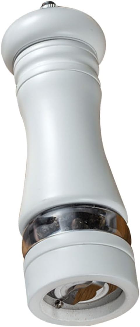 KICHOUSE Salt Pepper Shakers Set 6 Inches Wooden Refillable