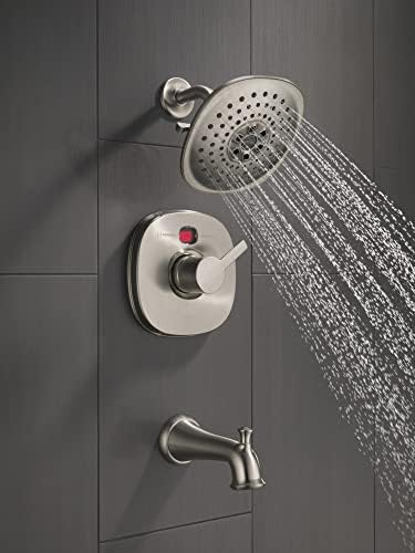 Delta H2OKinetic PowerDrench 3-Setting Rain Can Showerhead Chrome