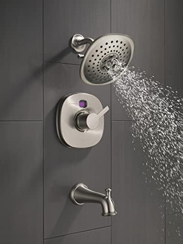 Delta H2OKinetic PowerDrench 3-Setting Rain Can Showerhead Chrome