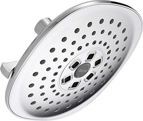 Delta H2OKinetic PowerDrench 3-Setting Rain Can Showerhead Chrome