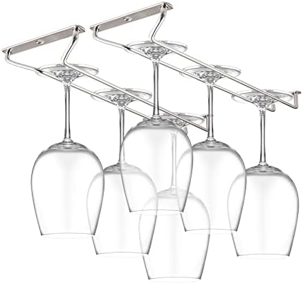 CUKE2BEET 118 Inch Stemware Rack for Cabinet Kitchen Bar