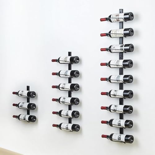 Sonyabecca 9 Bottle Wall Wine Rack - Detachable Organizer for Kitchen Pantry Bar
