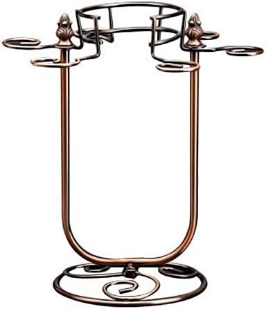 BOCbco Freestanding Wine Rack with 6 Glasses 1 Decanter 1