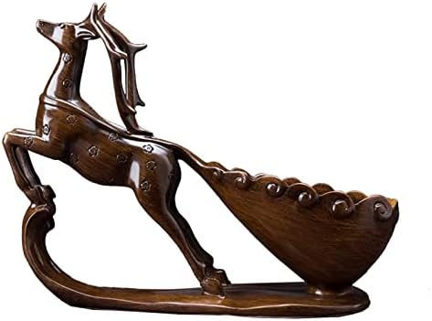 ALDEPO Elk Shaped Wine Rack Resin Counter Decor