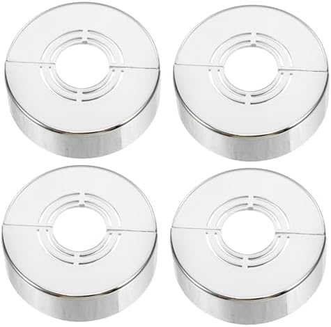 Veemoon 4pcs ABS Faucet Hole Cover Flange Plate