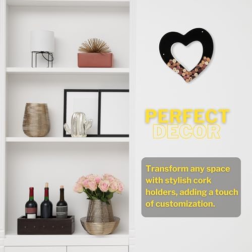DECOMIL Wine Cork Holder Letters Wall Art