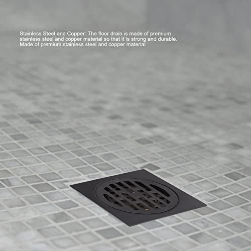 Antique Style Stainless Steel and Copper Drain Grate for Bath and Kitchen
