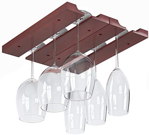 Rustic State Vigo 2 Sectional Wood Stemware Rack