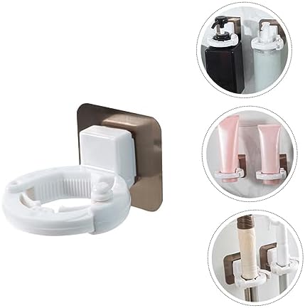 STOBAZA 3pcs Non-Punching Wall-Mounted Shower Gel Holders