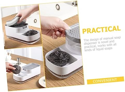 GLEAVI Large Capacity Soap Dispenser for Kitchen