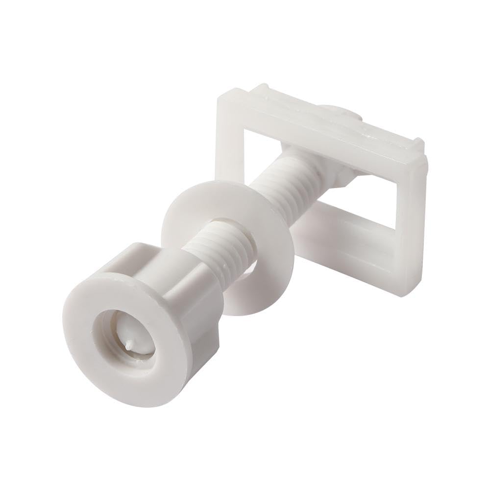 Pokinge 10pcs White Toilet Seat Hinges Replacement