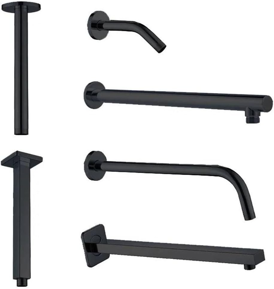 Stainless Steel Folding Shower Arm with G12 Threaded End