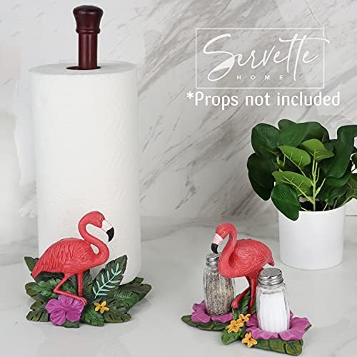 Flamingo Salt Pepper Shaker Set - Hand Painted