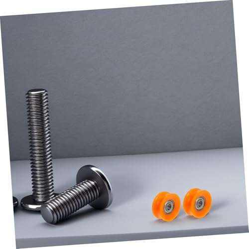 5 Pcs U Groove Nylon Sliding Door Rollers