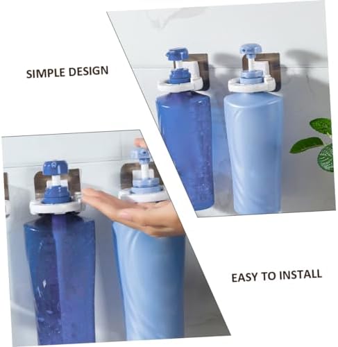 FONDOTIN 3pcs Wall-Mounted Shower Gel Bottle Holder