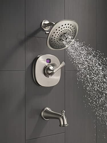 Delta H2OKinetic PowerDrench 3-Setting Rain Can Showerhead Chrome