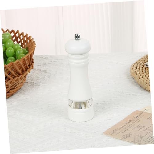 KICHOUSE Salt Pepper Shakers Set 6 Inches Wooden Refillable
