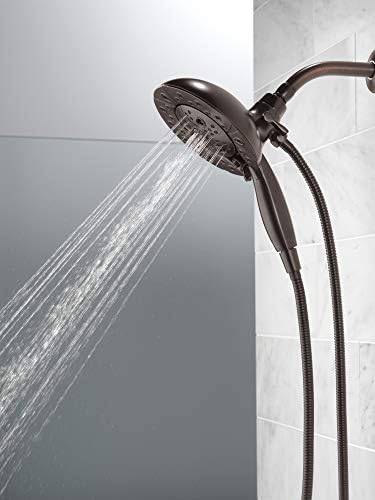 Delta 5-Spray In2ition Dual Shower Head with Handheld Spray and Hose