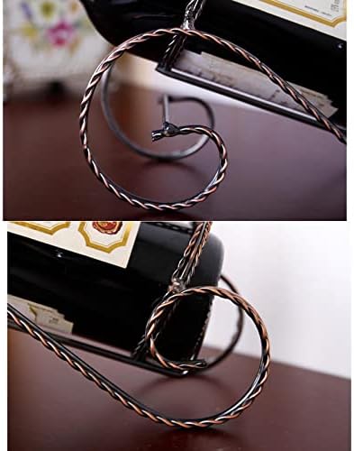 JUSHZ Iron Wine Rack Elegant Home Decor