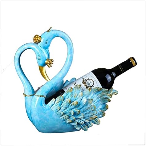 ALDEPO Swan Wine Holder Resin Countertop Decor
