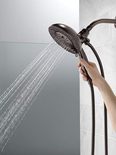 Delta 5-Spray In2ition Dual Shower Head with Handheld Spray and Hose