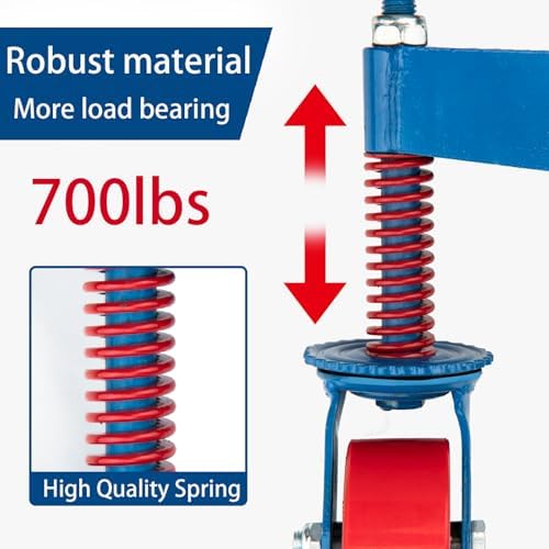 Heavy Duty Fence Gate Wheels 4 Inch 700lb Swivel Load