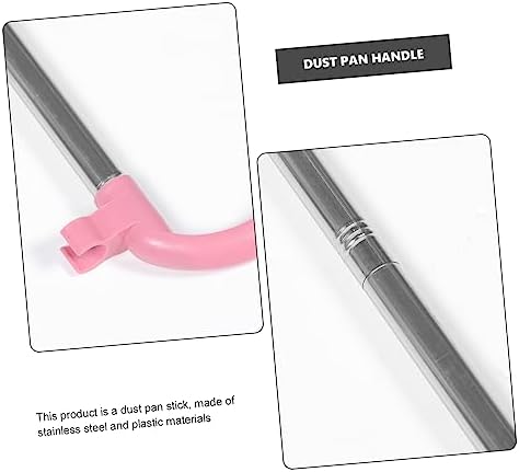 3pcs Sturdy Stainless Steel Dust Pan Handle Set