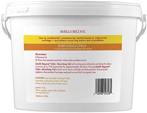 SMELLS BEGONE 1-Gallon Odor Absorber Gel - Citrus Scent
