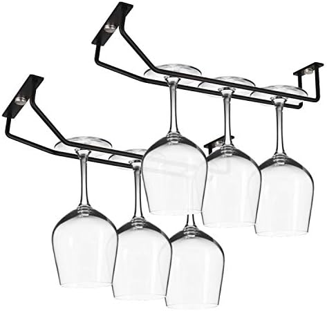 Yimerlen 108 Inch Wine Glass Rack 2 Pack