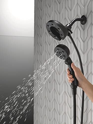 Delta 4-Spray H2Okinetic In2ition 2-in-1 Handheld Shower Head Matte Black