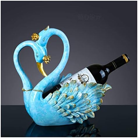 ALDEPO Swan Wine Holder Resin Countertop Decor
