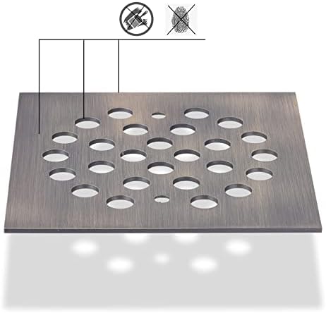 Square 425 Inch Screw-in Shower Drain Cover Replacement