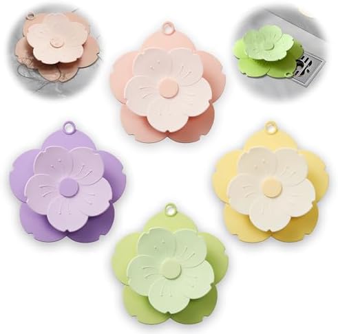 AYXX Anti-Odor Petal Hair Drain Catcher 4 Pack
