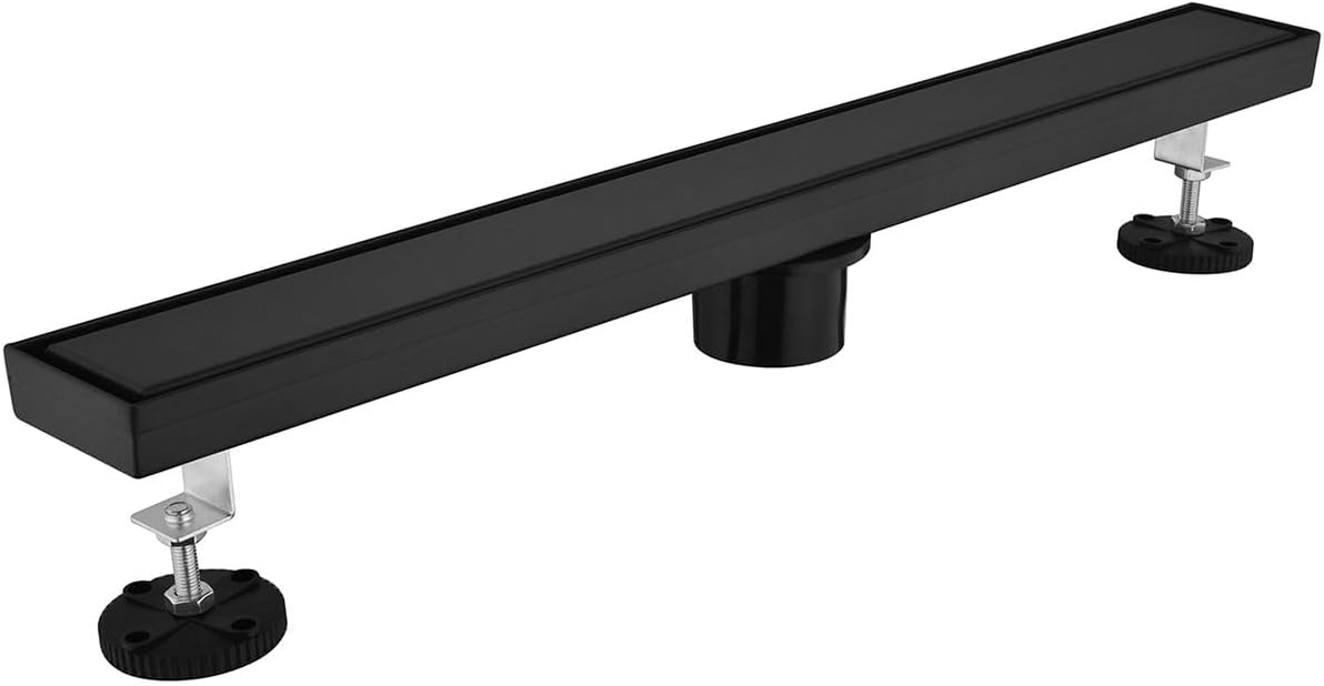 28-Inch Linear Shower Drain with Hair Strainer