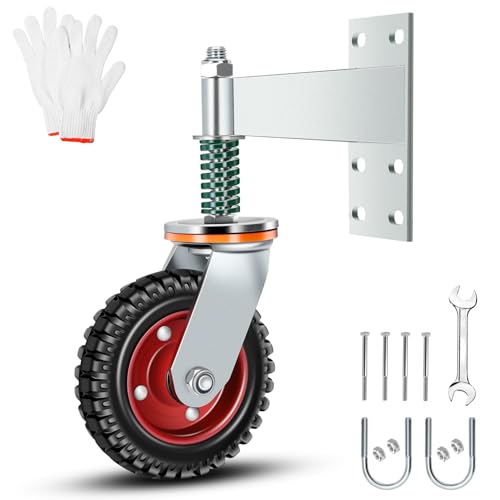 6 Inch Heavy Duty Fence Gate Wheel with 360 Degree Rotation