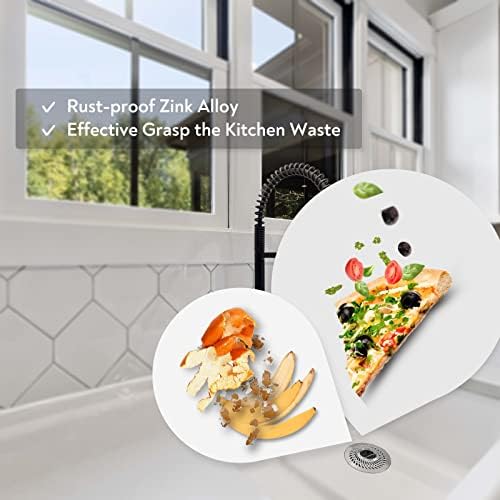PRIMSOPH Shower Drain Hair Catcher Pop Up Strainer