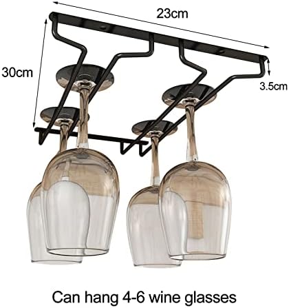 V3VOGUE 2 Row Stemware Holder Wine Glass Hanger Rack