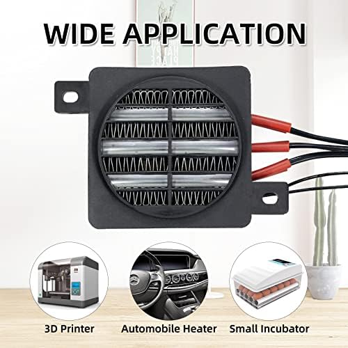 PTCYIDU 110V 400W PTC Fan Heater for Small Spaces