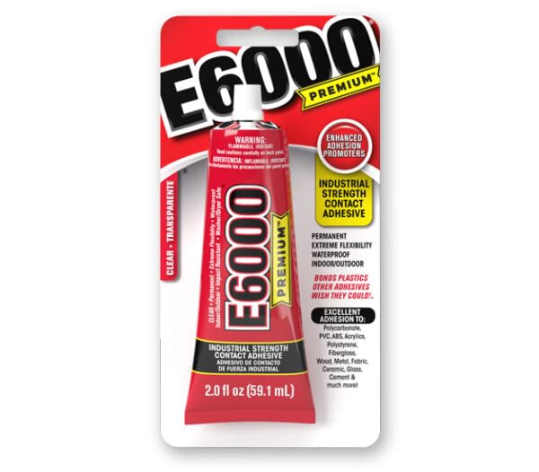 E6000 Premium Contact Adhesive - Industrial Strength Waterproof Permanent