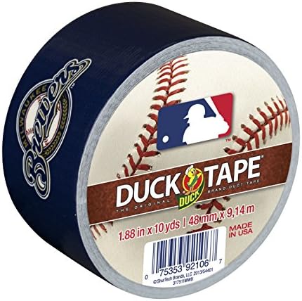 Duck FBA Milwaukee Brewers Duct Tape 188x10 Yard 1-Pack