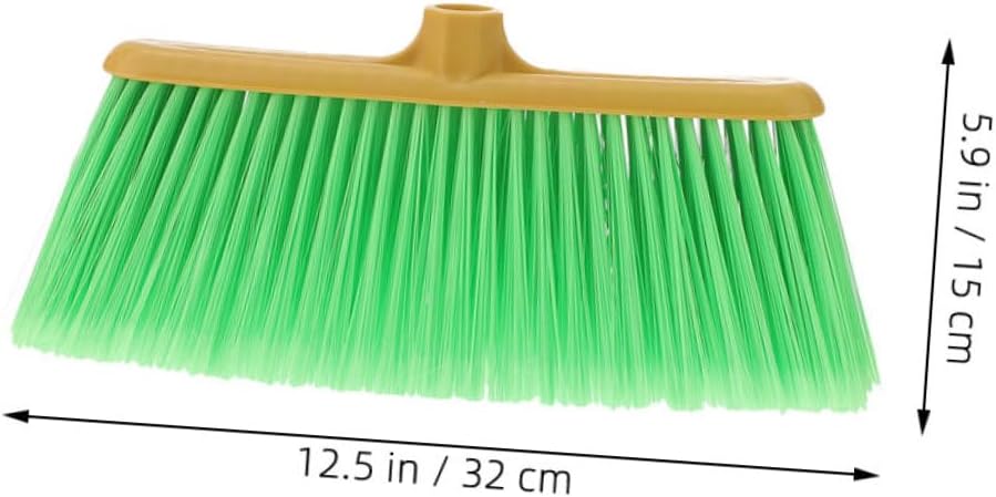 Minkissy 2pcs Durable Plastic Broom Head Replacement